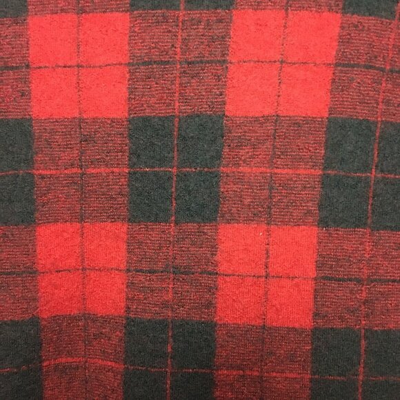 Lauren Ralph Lauren RL Womens Wool Wrap Coat Red Black Plaid - size Small‎ - Picture 9 of 16